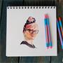 Ballpoint pen, 0,7 mm, cap, SCHNEIDER 
