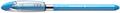 Ballpoint pen, 0,7 mm, cap, SCHNEIDER "Slider Basic XB", light blue