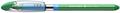 Ballpoint pen, 0,7 mm, cap, SCHNEIDER "Slider Basic XB", green