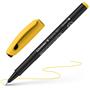 Fineliner, 0,4 mm, SCHNEIDER "Topliner 967", yellow