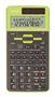 Calculator, scientic, 273 function, SHARP "EL-531", green