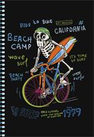 Wirebound notebook, A5, grid, 80 sheets, SHKOLYARYK 