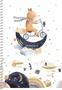 Wirebound notebook, A5, squared, 80 sheets, SHKOLYARYK, 