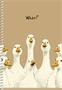 Wirebound notebook, A5, sima, 96 sheets, SHKOLYARYK, állatok, assorted