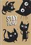 Wirebound notebook, A5, sima, 96 sheets, SHKOLYARYK, állatok, assorted