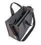 Desk-sharing bag, with shoulder strap, M size, 36x28x15 cm, SIGEL "Classic", dark grey