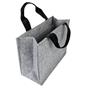 Desk-sharing bag, M size, 36x28x15 cm, SIGEL "Basic", light grey