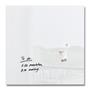 Magnetic glass board, 100x100 cm, SIGEL "Artverum® ", white