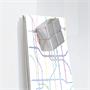Magnetic glass board, 100x100 cm, SIGEL 