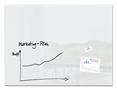 Magnetic glass board, 120x90 cm, SIGEL "Artverum® ", white