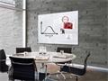 Magnetic glass board, 120x90 cm, SIGEL 