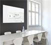 Magnetic glass board, 120x90 cm, SIGEL 