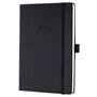 Diary, A5, weekly, 2026, hard cover, SIGEL "Conceptum", black