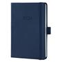 Diary, A6, weekly, 2026, hard cover, SIGEL "Conceptum", night blue