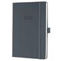Diary, A5, weekly, 2026, hard cover, SIGEL "Conceptum", dark grey