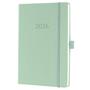 Diary, A5, weekly, 2026, hard cover, SIGEL "Conceptum", mint green