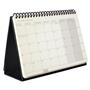Calendar, desktop, stand, 2026, 213x220x18 mm, SIGEL "Conceptum", black
