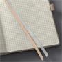 Notebook, exclusive, A5, squared, 97 sheets, hardcover, SIGEL 