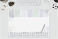 Desk mat, 595x410 mm, 3 yearly and weekly planner, SIGEL 