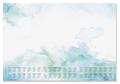 Desk mat, 595x410 mm, 3 years and weekly planner, SIGEL "Watercolor Sea"