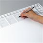 Desk mat, 595x410 mm, 2 years and weekly planner, with donkey ear protection, SIGEL 
