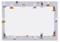 Desk mat, A3, for children, SIGEL "Bunny Ballerina"