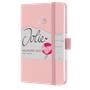 Diary, A6, weekly, 2025, with embossing, SIGEL "Jolie", soft rose