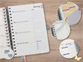 Diary, wire bound, A5, weekly, 2025, hard cover, SIGEL 