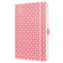 Diary, A5, weekly, 2026, hard cover, SIGEL "Jolie", pink