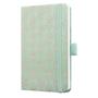 Diary, A6, weekly, 2026, hard cover, SIGEL "Jolie", Mystic Aquamarin