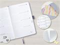 Diary, A6, weekly, 2026, embossed cover, SIGEL 