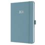 Diary, A5, weekly, 2026, embossed cover, SIGEL "Jolie", power blue