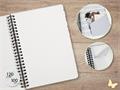 Wirebound notebook, 162x215 mm, dot-ruled, 60 sheets, hard cover, SIGEL 