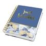 Wirebound notebook, 168x215 mm, dot-ruled, 120 sheets, hardcover, SIGEL "Jolie Ginko Harmony"