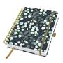 Wirebound notebook, 168x215 mm, dot-ruled, 120 sheets, hard cover, SIGEL "Jolie Eucalyptus Night"