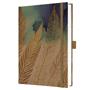 Notebook, exclusive, A5, lined, 96 sheets, hard cover, SIGEL "Jolie Pure Feathers"