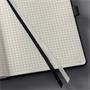 Notebook, exclusive, A5, squared, 97 sheets, hardcover, SIGEL 