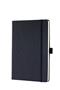 Notebook, exclusive, A5, squared, 97 sheets, hardcover, SIGEL 