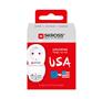 Adatper, for travellers to USA, earthed, SKROSS 