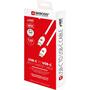 Charging cable, USB-C/USB-C, fast charging, 1,2m, SKROSS, white