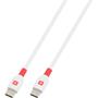 Charging cable, USB-C/USB-C, fast charging, 2m, SKROSS, white