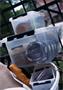 Storage box, plastic, 1 liter, black clips, SMARTSTORE 