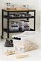 Storage box, plastic, 8 liter, black clips, SMARTSTORE 