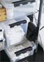 Storage box, plastic, 21 liter, black clips, SMARTSTORE 
