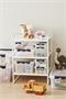 Storage box, plastic, black clips, 6 inserts, SMARTSTORE 