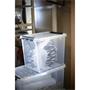 Storage box, plastic, 52 liter, black clips, SMARTSTORE 
