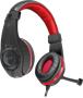 Headset, with microphone, wired, gaming, 3.5 mm jack, SPEEDLINK "Legatos", black-red