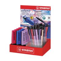Highlighter and ballpoint pen display, STABILO 