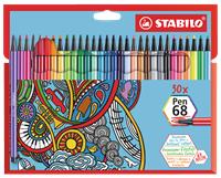 Fibre pen set, 1 mm, STABILO 