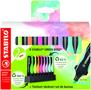 Highlighter set, 2-5 mm, STABILO "Green Boss Pastel", 8 pcs, desk set